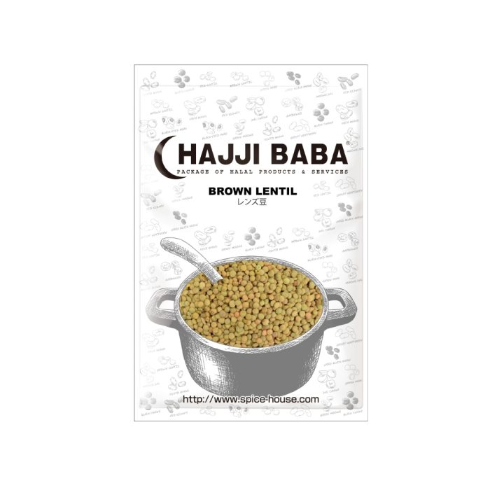 HAJI BABA - BROWN LENTIL - 1KG - Emaan Halal Food